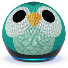 Echo Dot (5.ª generación) Kids | Diseñado para niños, cuenta con control parental | Owl
