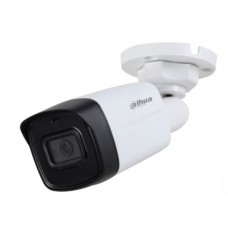 CÁMARA DAHUA BULLET 2MP PARA CCTV CON LENTE FIJO 2.8MM, IR INTELIGENTE 40 MTS CON VISIÓN NOCTURNA DH-HAC-HFW1200TLN-0280B-S5