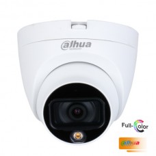 CÁMARA DAHUA DOMO 2MP CON LENTE FIJO DE 2.8MM / FULL COLOR / AUDIO / LED 20M  DH-HAC-HDW1209TLQN-A-LED-0280B