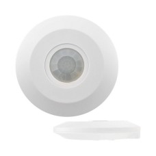 Interruptor de luz con sensor de movimiento de 2000 W, montaje en techo, sensor de movimiento de techo, sensor PIR, perfil delgado, blanco (85-265 V CA)