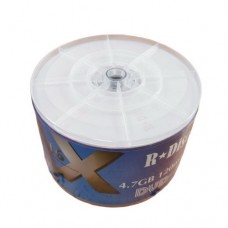 DVD-R R*DISC 120MIN/16X/4.7GB 50PK