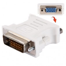 Adaptador DVI 24 + 1 Pin macho a VGA 15Pin hembra