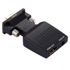 Adaptador VGA A HDMI audio y video HD 1080P
