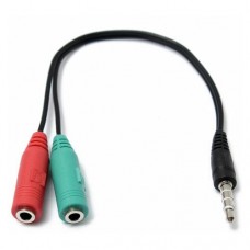 Adaptador 3.5mm A Audífonos Y Micrófono
