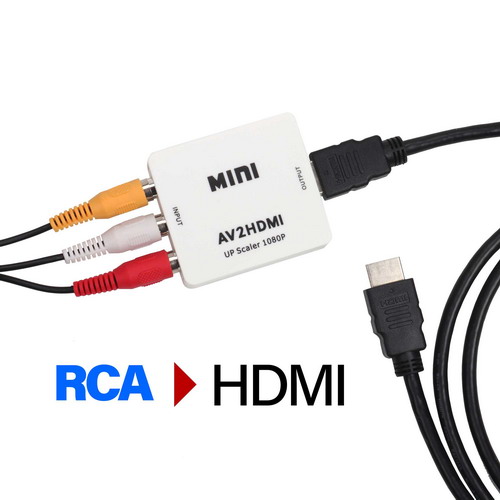 Convertidor RCA a HDMI Full HD 1080p