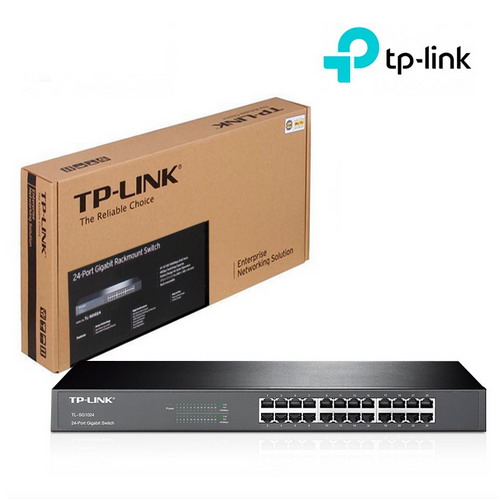 Negociar matriz República Tp-Link Switch 24 puertos Gigabit 1U,Rack TL-SG1024