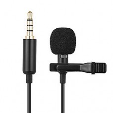 Micrófono de condensador omnidireccional Sonido excelente para grabación de audio y video Negro Aux-3.5mm 