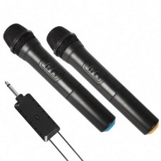 MICRÓFONO KTV INALÁMBRICO 6.5mm DOBLE E7